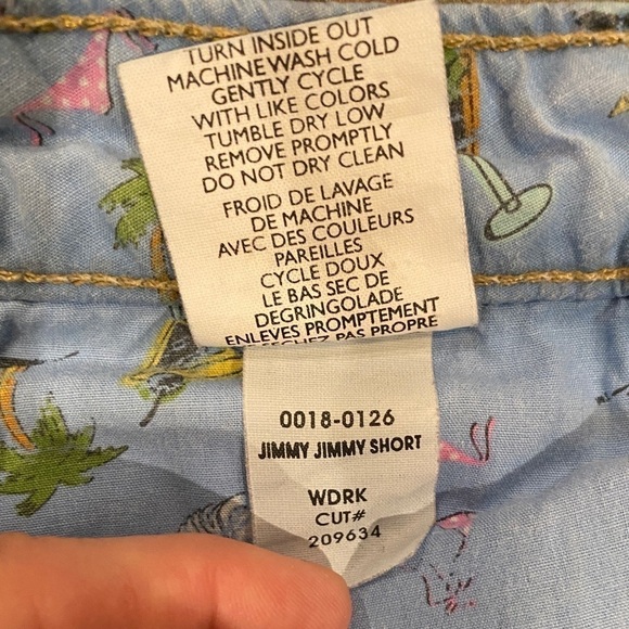 Paige 26 (4) Jimmy Jimmy Denim Jeans Shorts Low Rise Stretch Womens Cutoffs - Picture 9 of 13